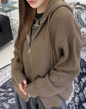 Day's Knit Hooded Zip-Up