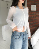 Tove Vintage Damaged Denim Pants