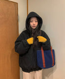 Vimparo Color Wool Knit Gloves - 50% wool