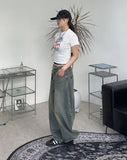 Rataep Wide Balloon Denim Pants