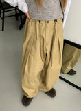 [unisex] Chemed String Cotton Pintuck Balloon Pants