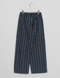 [unisex] Dalmasson Summer Banding Stripe Wide Pants
