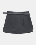 Raven Side Slit Skirt Pants