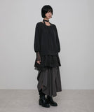 3-Layered Scarf Long Sleeve