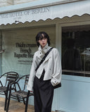 Leon cropped trench jacket