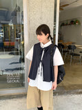 [BAONHAUS] Hanio Denim Ribbon Vest