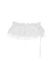 Cupin frill cover short skirt