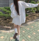 Loose-Fit Stripe Softly Cotton Check Shirt