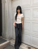 Mucon Eyelet Short Sleeve T-shirt