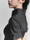 Curve Line Short Sleeve Shirt