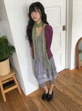 Kiho Round Boucle Summer Cardigan
