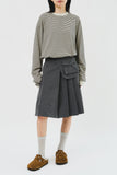 (W) Meta Pleats Skirt