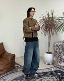 Mark Curved Dart Denim Pants