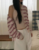 Mael Stripe Knit Cardigan