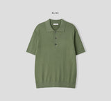 Ice Silk Collar Knit
