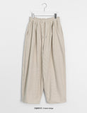 [unisex] Decony pintuck banding brushed wide corduroy pants