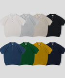 Betts Openwork Short Sleeve Collar Knit