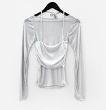 Louver Holter Layered Tee