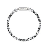 (W) Curve Box Antique Chain Bracelet