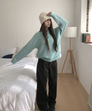 Tmo Corduroy Brushed Wide Straight Pants