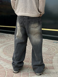 Vintage Destroyed Sand Denim