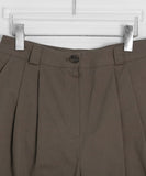 Yuuhi Roll-up Button Short Cotton Pants