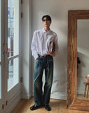 Katra Semi-Wide Denim Pants