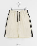 [Unisex] Hobets Track Banding Nylon Bermuda Pants