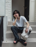 RuenB Mud Sand Curve Denim Pants