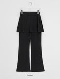 Omel Layered Banding Skirt Pants