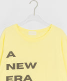 Noia Lettering Loose Fit Short Sleeve Tee