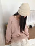 Enel Vintage Shirring Pleated Beanie