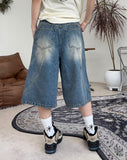 Randy Wave Bermuda Denim Pants