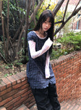 Moel Check Layered Mini One Piece