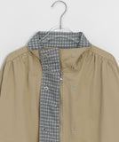 Hotori Check Reversible Blouson Jumper