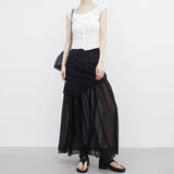 Ariane Unbalanced Lace Skirt