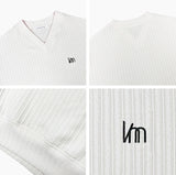 LOGO V-NECK KNIT