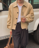 Autumn Cutting Crop Trench Coat