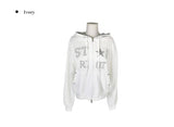 Burts Star Color Matching Hood Zip-Up