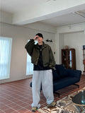 High-neck Crop Nylon Jacket