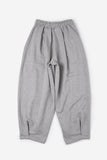 Structured pintuck balloon sweatpants