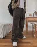 Dite Wide Cargo Denim Pants