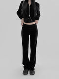 showble velvet straight pants