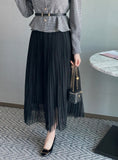 Loila Tweed Shirring Jacket Blouse