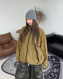 Raven Multi-Zipper Check Jacket