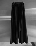 Tie Maxi Wide Sweatpants
