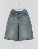 [unisex] Dehas Washing Denim Bermuda Pants