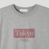 Tokyo Print Crop Short Sleeve T-shirt
