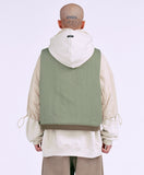 Fourfold Nylon Mixed Bomber Vest