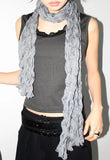NATURAL PLEATS SCARF